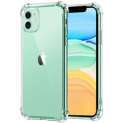 Schutzhülle Für Apple iPhone 11 Handy Tasche Schutz Slim Case Cover Hülle klar
