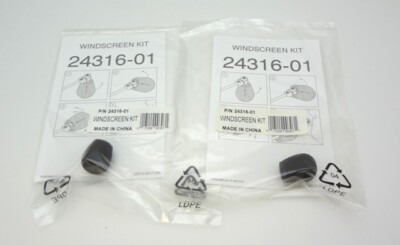 Los Von 2 Plantronics Schaum Mikrofon WINDSCREEN 24316-01 Für Supra H51N H61N