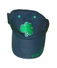 NWT Notre Dame Fighting Irish Baseball Hat Cap Adjustable One Size Green/Navy