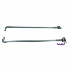 Zinc Plated J-Bolt Battery Holder 5.2mm x 210mm Car Truck Van Bracket Clamp