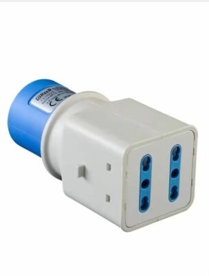 Rosi - Spina Riduzione Con Adattatore Schuko 16 A Bianco - Foto 7