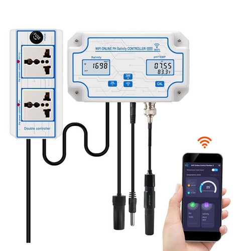 6in1 Smart Water Quality Control Meter PH Salinity Temp WIFI APP Aquarium Tester - Picture 20 of 23