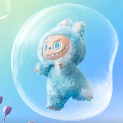 Authentique peluche POMPMART Labubu The Monsters mode Big into Energy boîte aveugle figurine jouet