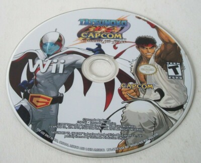 Tatsunoko vs Capcom Ultimate All Stars Nintendo Wii Disc Fighting