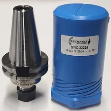 3 PIECES CAT40 ER16 x 2.76" Collet Chuck By Techniks 22225 BALANCED TO 25K RPM