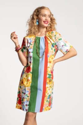 Mini robe Frances Valentine Mags coton popeline imprimé floral soldes picnic T 274602