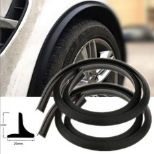 2Pcs 150cm Car Splash Guard Fender Flares Extension Wheel Eyebrow Moulding Trim