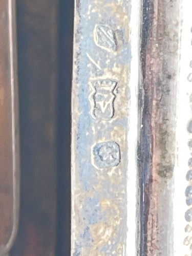 800-950 er D,FR, A, Silberdeckeln für Glasdosen, Konvolut, 234 gr - Picture 5 of 8