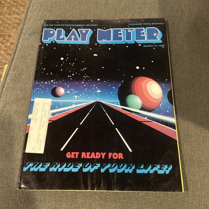 PLAY METER Magazine March 1984 Konami Super Basketball Arcade Gaming