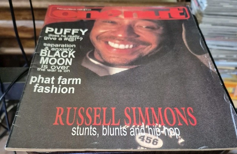 ONE NUT magazine (1996) Russell Simmons cover Puff Daddy Black Moon Lord Finesse
