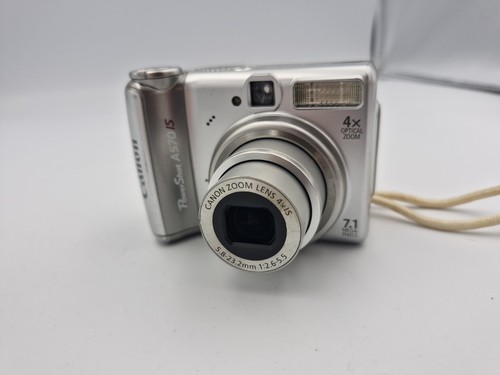 Canon PowerShot A570 IS 7.1Mp Digital Camera 4x Zoom Image Stabilizer Working - Picture 4 of 24