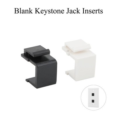 20X Blank Keystone Jack Inserts for Keystone Wall Plate