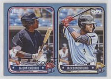 2024 Onyx Vintage Aqua Bordered /99 Jackson Chourio Jaison Chourio #OVJCJC 04br