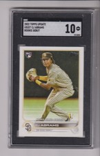 2022 TOPPS UPDATE #US327 CJ ABRAMS RC WITH SGC 10 GRADE - SAN DIEGO PADRES