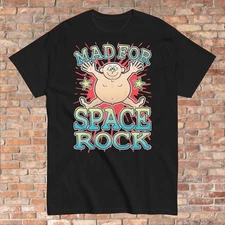 Space Rock 100% Cotton T-Shirt / Mad For Music Fun Gift / GF + BF Reward