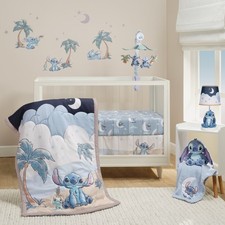 Bedtime Originals Disney Baby Stitch 3-Piece Blue Nursery Crib Bedding Set