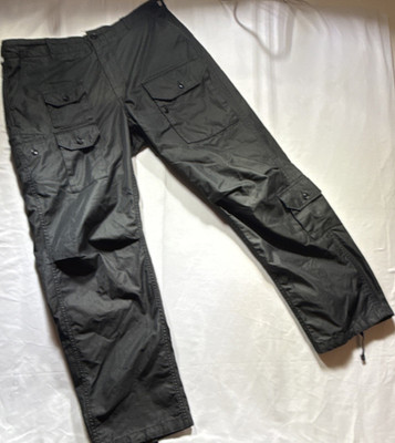 Engineered Garments Men s Gray Cargo Pants M 34W Cotton Twill Straight Leg