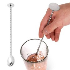 Tableware Bar Accessory Cocktail Stirrer Spiral Milk Tea Stirring Spoon