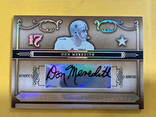 2006 PLAYOFFS DON MEREDITH NATIONAL TREASURES AUTOGRAPH 8/49