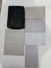 2011 Infiniti M56 M56X M37 M37X Owners Manual with Navigation Guide and Case 
