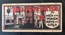 "Bull's Eye Pistol" set from Rawlins, WY - w/ instructions, brochure, orig. box