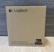 NEW - Logitech USB Headset Mono H650e, Black - OPEN BOX