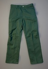Vintage US Forest Service Pants Mens 36-40x34 Green FR Aramid Wildland Made USA