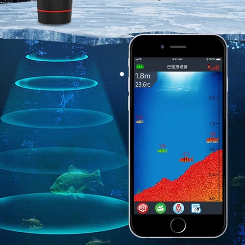 Ice Fishing Wireless Fish Finder with Easy Switchable Measurement Units - Picture 14 of 22