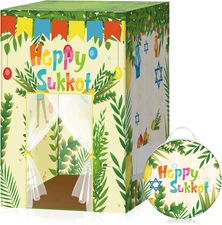 Large Sukkot Tent 51 X 39 X 39 Inch Tent with Bag for Sukkot Sukkah Decorations