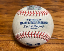 Taylor Clarke Royals Game Used STRIKE OUT Baseball 4/8/2023 vs Giants K #202