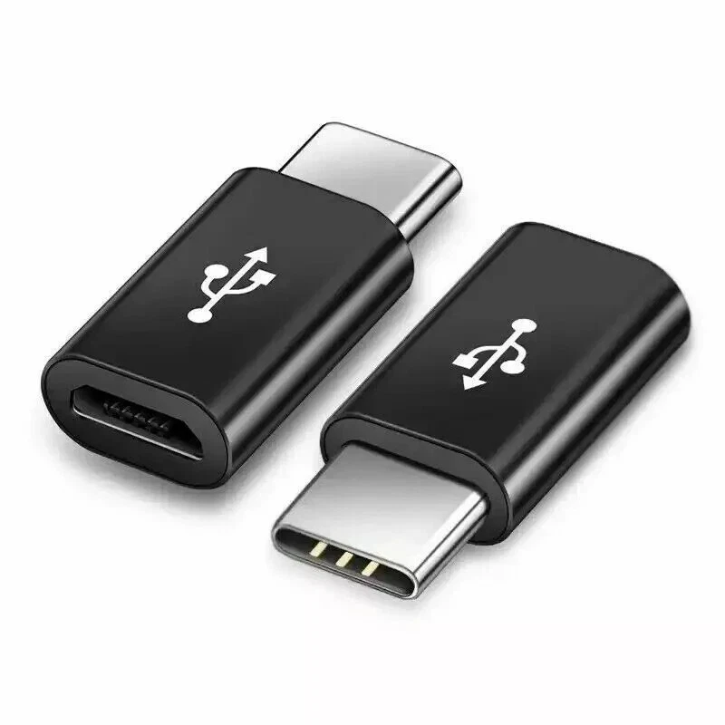 Adapter Micro USB auf USB C Typ-C Stecker wandelt USB Typ B zu USB 3.1 Typ C - Bild 2 von 4