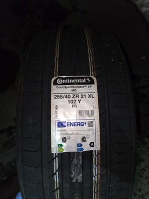 1 New Continental Contisportcontact 5p  - 255/40zr21 Tires 2554021 255 40 21