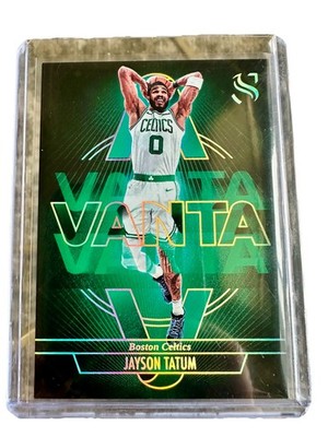 2024-25 Panini Silhouette Jayson Tatum Vanta Case Hit SSP #10 Boston Celtics