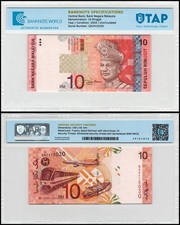 Malaysia 10 Ringgit, 2004 ND, P-46, UNC, Authenticated