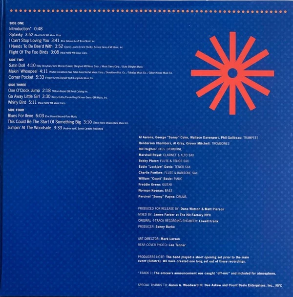 Count Basie - Live At The Sands (Before Frank) (2xLP, Ltd, Num, RM, 180) (Mint ( - Image 3 of 4