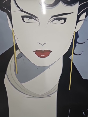 Vintage Patrick Nagel Woman Classic Visions 1982 Mirage Portrait Poster 34" - Picture 8 of 18