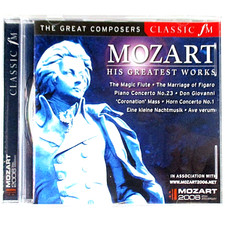 Classic FM #135 - Mozart: His Greatest Works (CD Album,  2006) 14 Tracks