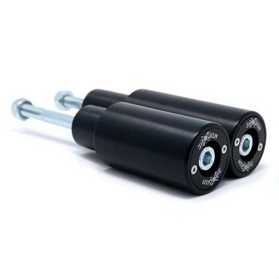 Shogun No-Cut Frame Sliders Black Yamaha FZ6 2004-2010