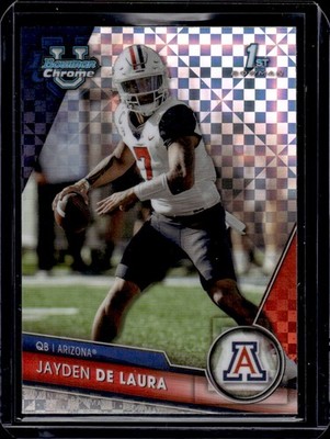 Jayden De Laura 2023 Bowman Chrome University #30 Xfractor