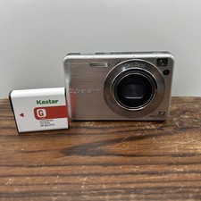 Sony Cyber-Shot DSC-W55 7.2MP Digital Camera Silver w/3x Zoom New battery 