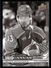 2025-26 Upper Deck Series 1 UD Canvas Black & White Valeri Nichushkin