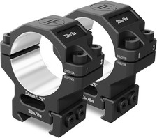 7075 Series Aluminum 30Mm 34Mm 1 Inch Scope Rings, High Precision