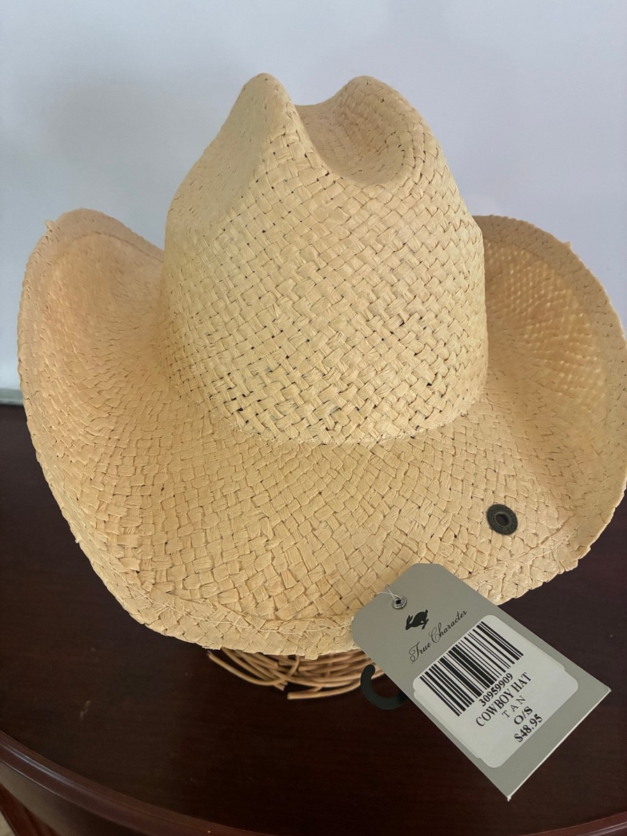 Peter Grimm Mens Straw Round Up Cowboy Hat One Size | eBay display picture 2