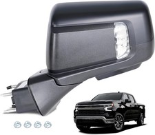 Left Side Mirror Compatible with 2019-2025 Chevy Silverado 1500 RST   Heated Pow