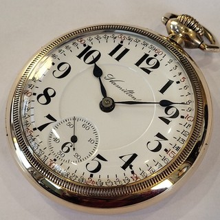 F87 RARE GORGEOUS 18s 1914 23j HAMILTON 946 RAILROAD POCKET WATCH! BIG BEAUTY A