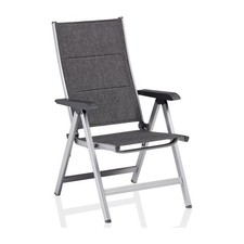 Kettler Multipositionssessel Basic Plus padded silber/anthrazit Hochlehner 61x68