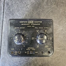 Simpson 260 Adaptor Microvolt Attenuator Model 655