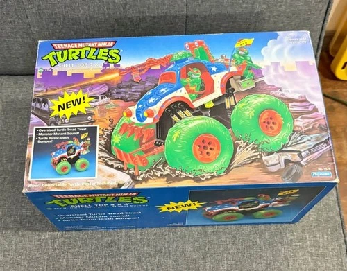 1990’s TMNT Shell Top 4x4 In Box Vintage Ninja Turtle Vehicle