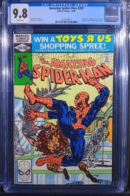 Amazing Spider-Man #209 CGC 9.8 White Pages 1st Calypso 