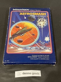 Mattel Intellivision Tele-games Night Stalker Space Hawk Poker Astrosmash Lot 4
